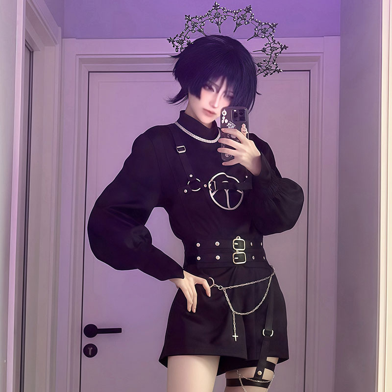 Genshin Impact Leader Scaramouche Fanart Cosplay Costume