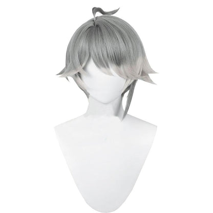 Genshin Impact Sumeru Al haitham Grey Short Cosplay Wigs