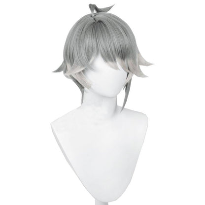 Genshin Impact Sumeru Al haitham Grey Short Cosplay Wigs