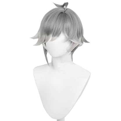 Genshin Impact Sumeru Al haitham Grey Short Cosplay Wigs