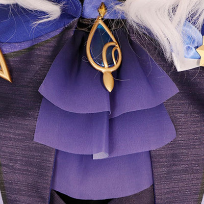 Genshin Impact The Hydro Archon Dark Furina de Fontaine Focalors Cosplay Costume