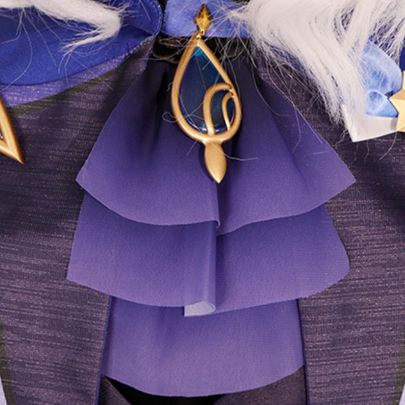 Genshin Impact The Hydro Archon Dark Furina de Fontaine Focalors Cosplay Costume