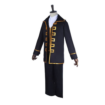 Gintama Toushirou Hijikata/Sougo Okita  Uniform Black Cosplay Costumes
