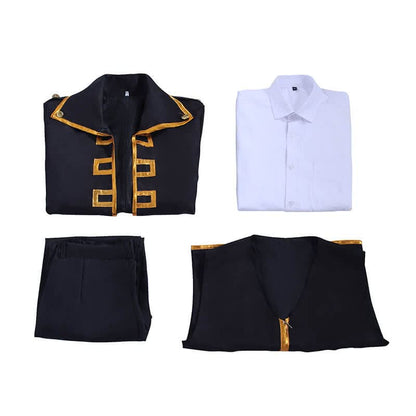 Gintama Toushirou Hijikata/Sougo Okita  Uniform Black Cosplay Costumes