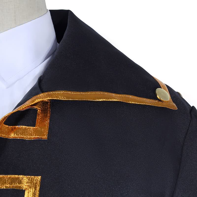 Gintama Toushirou Hijikata/Sougo Okita  Uniform Black Cosplay Costumes