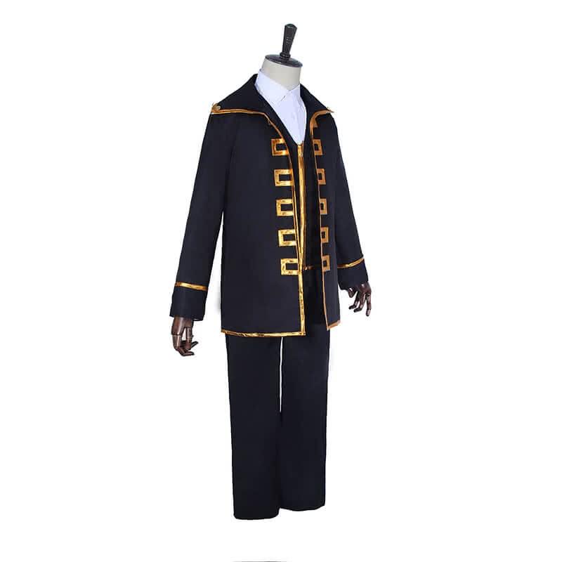 Gintama Toushirou Hijikata/Sougo Okita  Uniform Black Cosplay Costumes