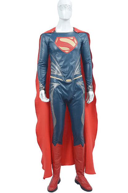 Holloween Adult Superman Costume With Cool Cloack And Shoes