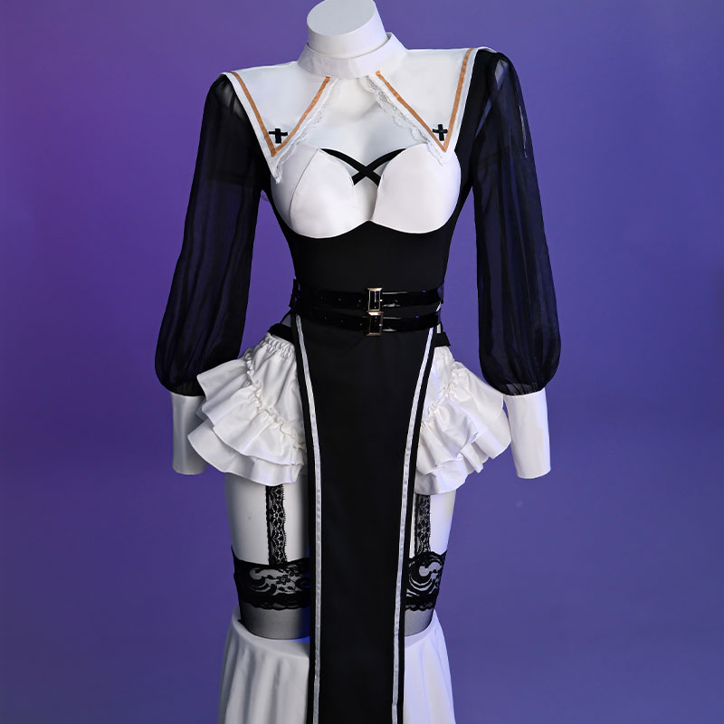 Halloween Nun Dress Sexy Cosplay Costume