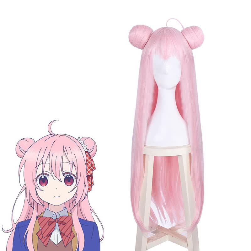 Happy Sugar Life Matsuzaka Sat¨­ Long Pink Cosplay Wigs