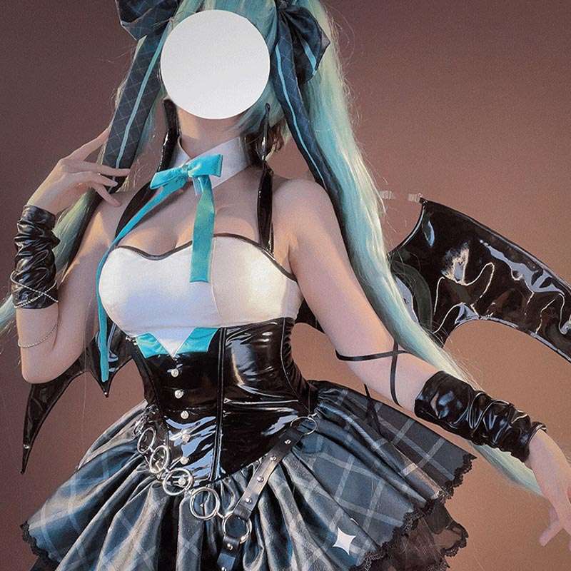 Virtual Idol Raccoon Devil Halloween Cosplay Costume