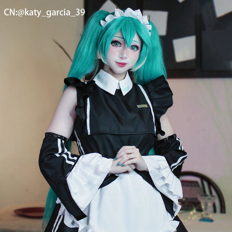 Virtual Idol Sporty Maid Cosplay Costume