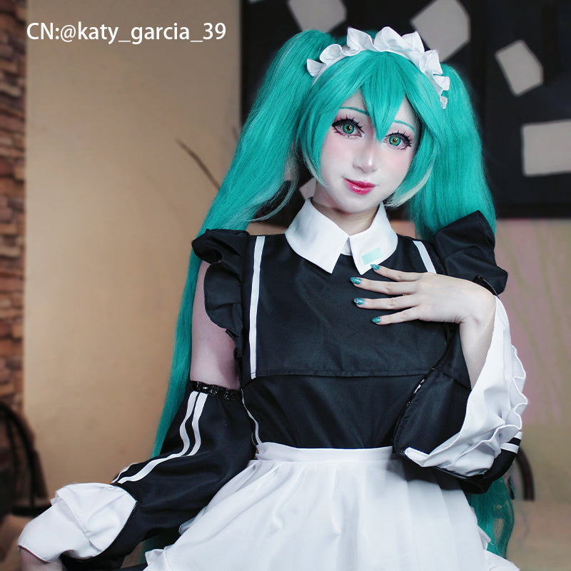 Virtual Idol Sporty Maid Cosplay Costume