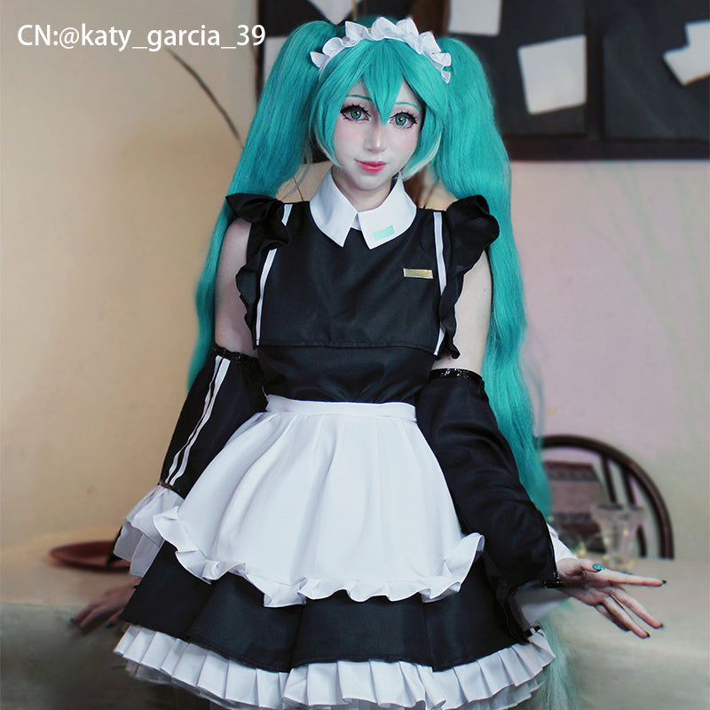 Virtual Idol Sporty Maid Cosplay Costume
