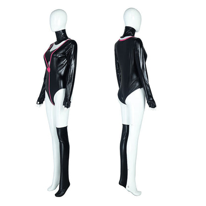 Hazbin Hotel Angel Dust Black Outfit Cosplay Costume