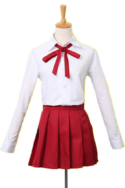 Himouto! Umaru-chan Umaru Doma Red Uniform Cloth Anime Coaplay Costume