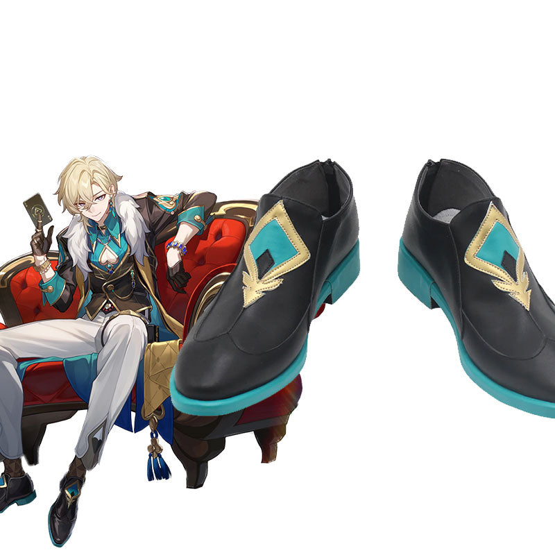 Honkai Star Rail Aventurine Cosplay Shoes