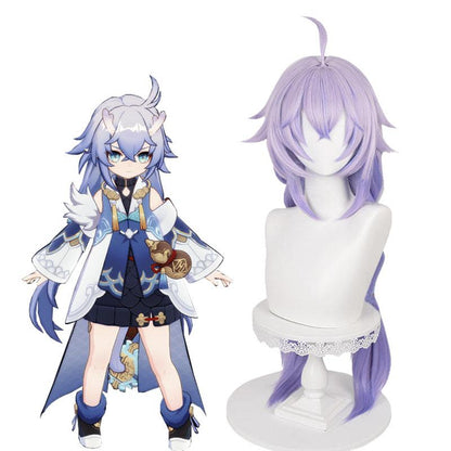 Honkai: Star Rail Rail Bailu Cosplay Wigs