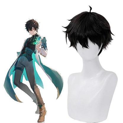 Honkai: Star Rail Dan Heng Short Black Cosplay Wigs