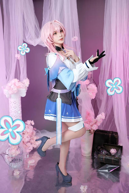 Honkai: Star Rail March 7th Pink Cosplay Wigs