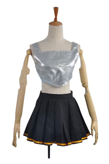 Sword Art Online 2 Ghost Bullet Silica Blue Anime Cosplay Costume