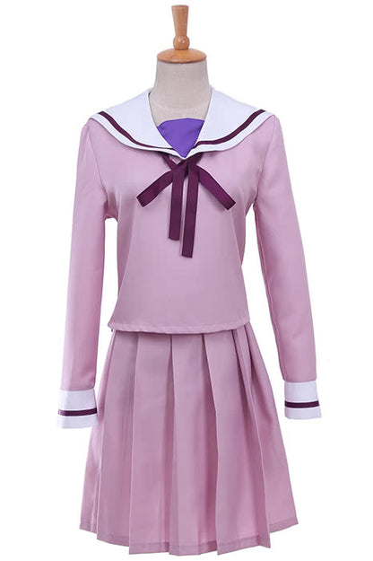 Noragami Aragoto Hiyori Iki Cosplay Costume Purple Dress