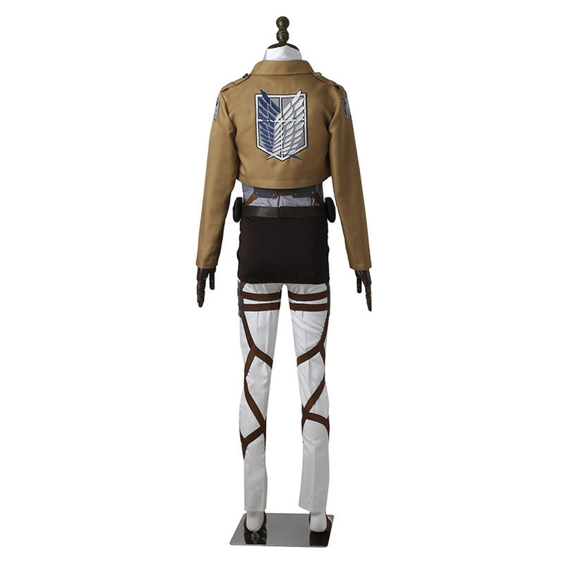 Attack on Titan Levi Ackerman Survey Corps Uniform Set Cosplay Costumes