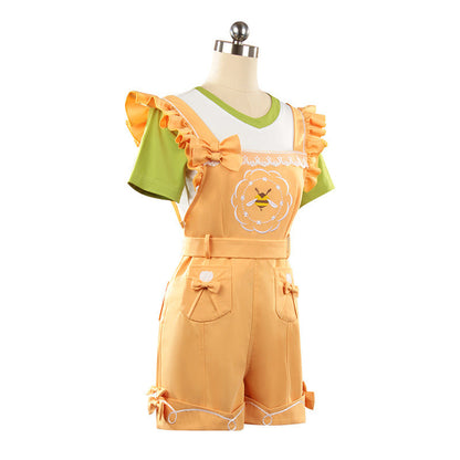 Infinity Nikki T-shirt Suspender Pants Cosplay Costume