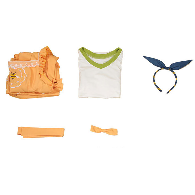 Infinity Nikki T-shirt Suspender Pants Cosplay Costume