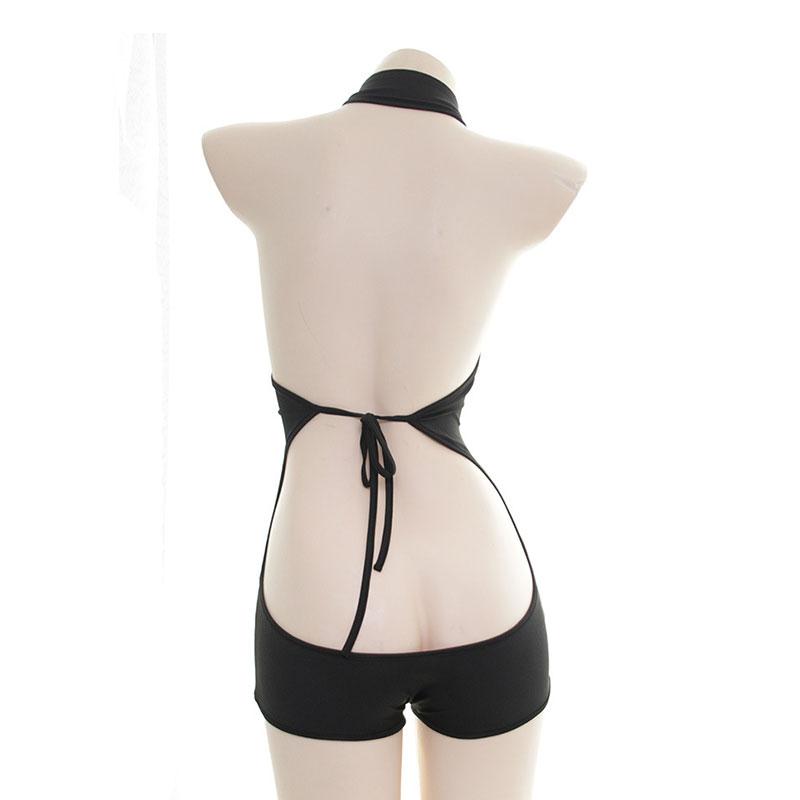 Japanese Hollow Sexy Underwear 2 Colors Cosplay Costume