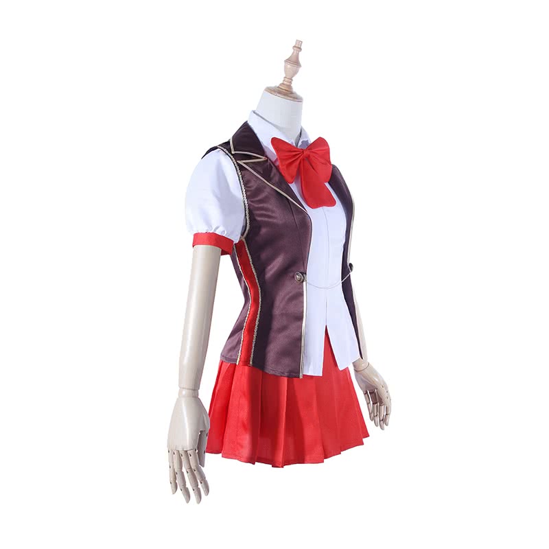 Back Street Girls Uniform Suit Red Skirt Tie Dress Cosplay Costume