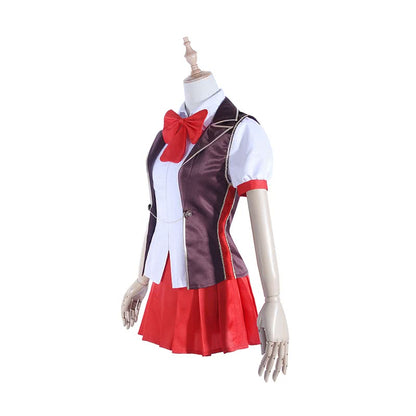 Back Street Girls Uniform Suit Red Skirt Tie Dress Cosplay Costume