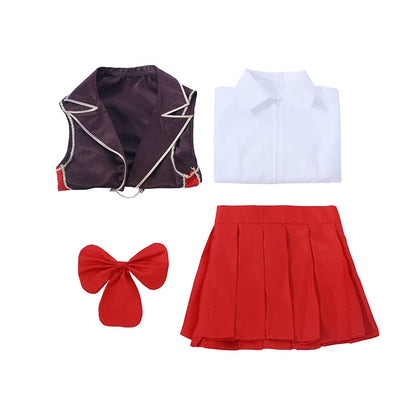 Back Street Girls Uniform Suit Red Skirt Tie Dress Cosplay Costume