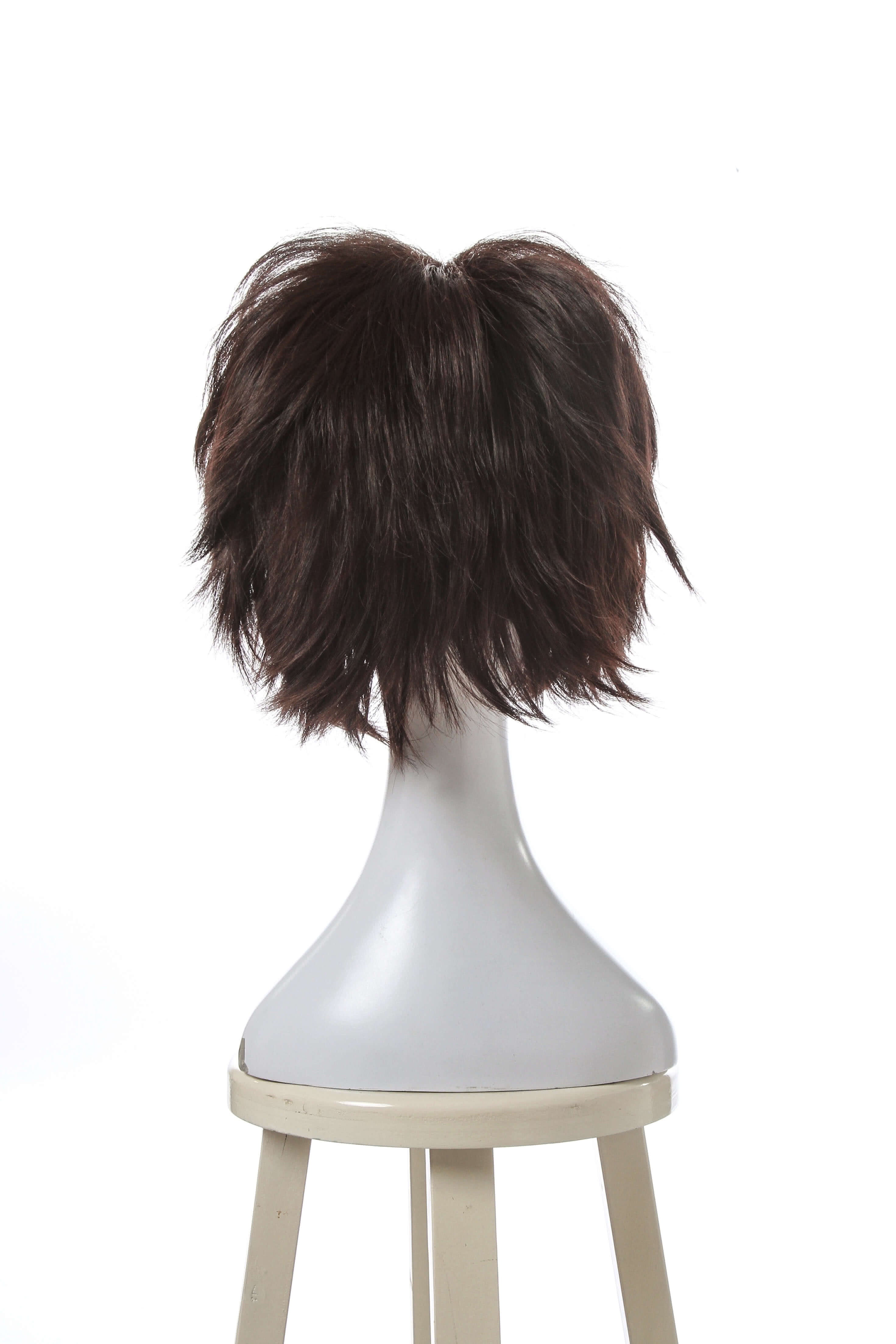24CM Short Dark Brown General Utility Party Cosplay Wig