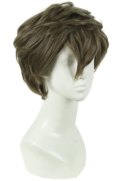 30CM Terror In Resonance Twelve Smoke Brown Wavy Cosplay Wig