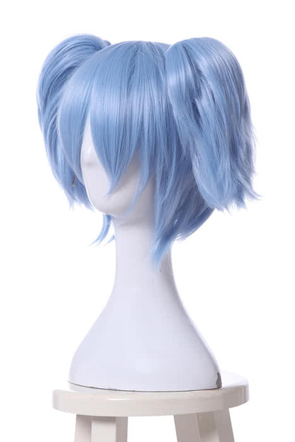 Assassination Classroom Shiota Nagisa Blue Fade White Wig