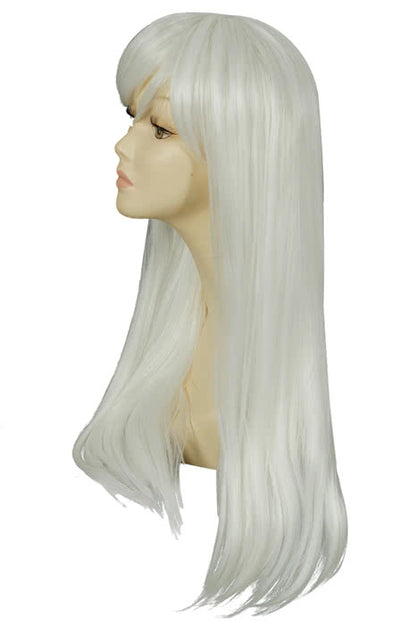 60CM Long Straight White Kantai Collection Shimakaze Cosplay Wig