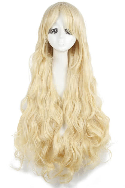 90cm Long Wave Amagi Brilliant Park Latifah Fullanza Cosplay Wig