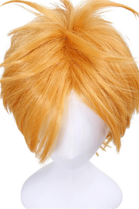 Bungou Stray Dogs Junichiro Tanizaki Anime Orange Brown Short Layered Cosplay Wigs