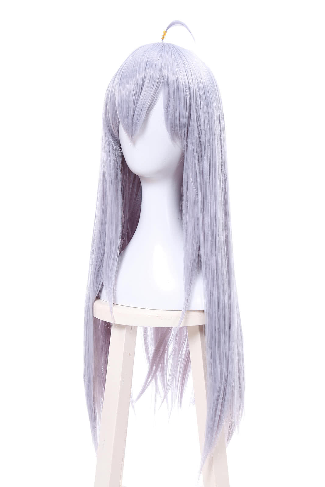 Akashic Records Of Bastard Magic Instructor Sistine Fibel Mixed Silver Long Straight Anime Cosplay Wigs