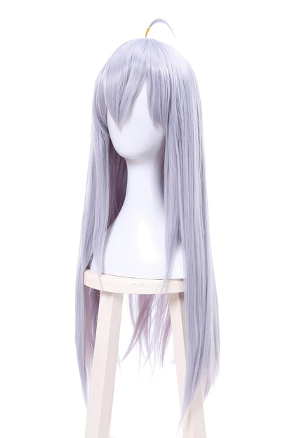 Akashic Records Of Bastard Magic Instructor Sistine Fibel Mixed Silver Long Straight Anime Cosplay Wigs
