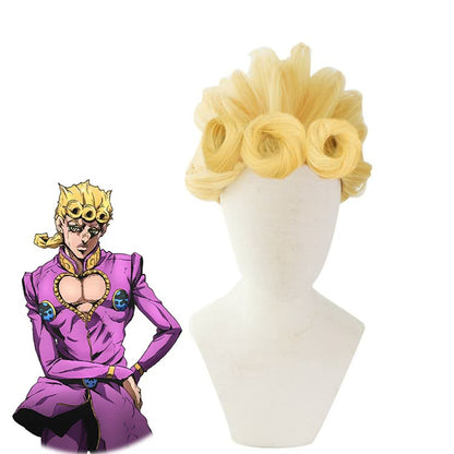 Giorno Giovanna Blonde Cosplay Wigs