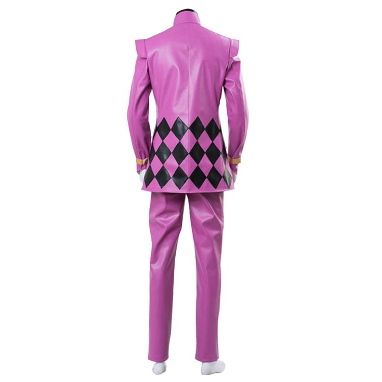 Giorno Giovanna  Pink  Full Set  Cosplay Costume