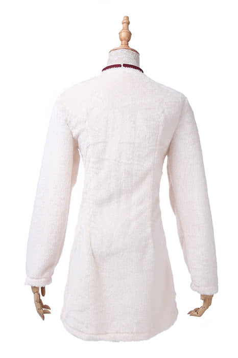 K Project Neko V Neck Wool Plush Sweater Dress Cosplay Costume