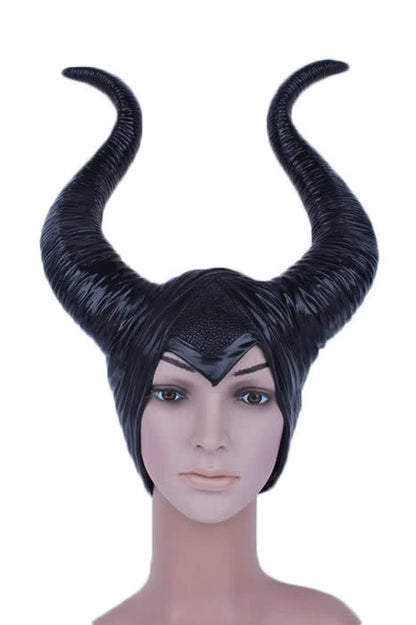 Maleficent Movie Cosplay Black Hat With Horns