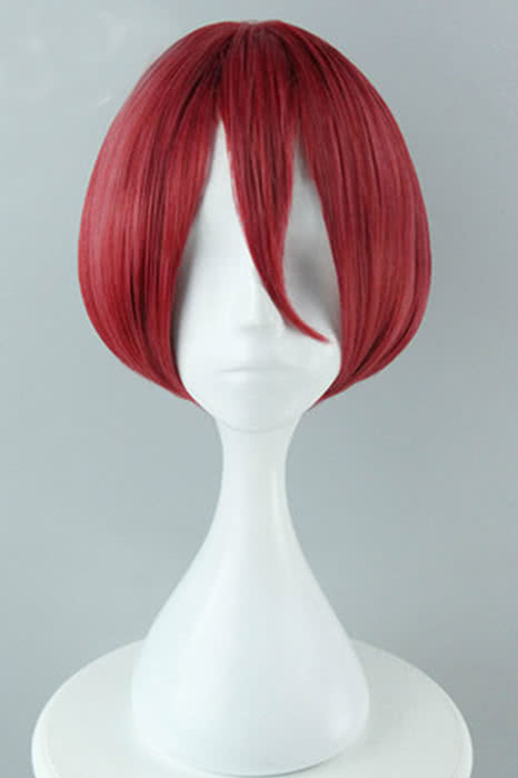 B-Project: Kodou*Ambitious Momotaro Onzai Anime Cosplay Wigs Synthetic Short Red Wigs