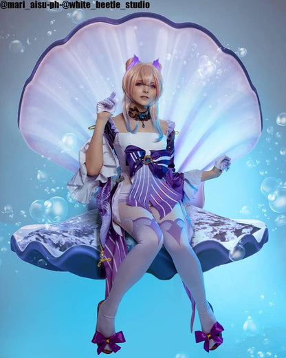 In Stock Genshin Impact Sannomiya Kokomi Cosplay Costume