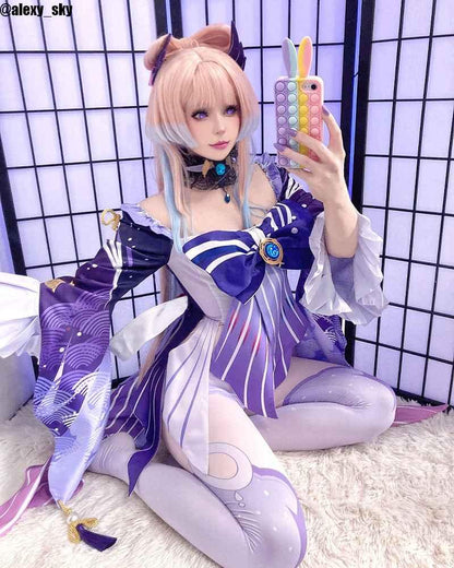 In Stock Genshin Impact Sannomiya Kokomi Cosplay Costume