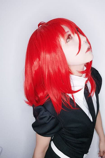 Houseki no Kuni Cinnabar Cosplay Wigs Anime Land of the Lustrous Long Red Costume Wigs