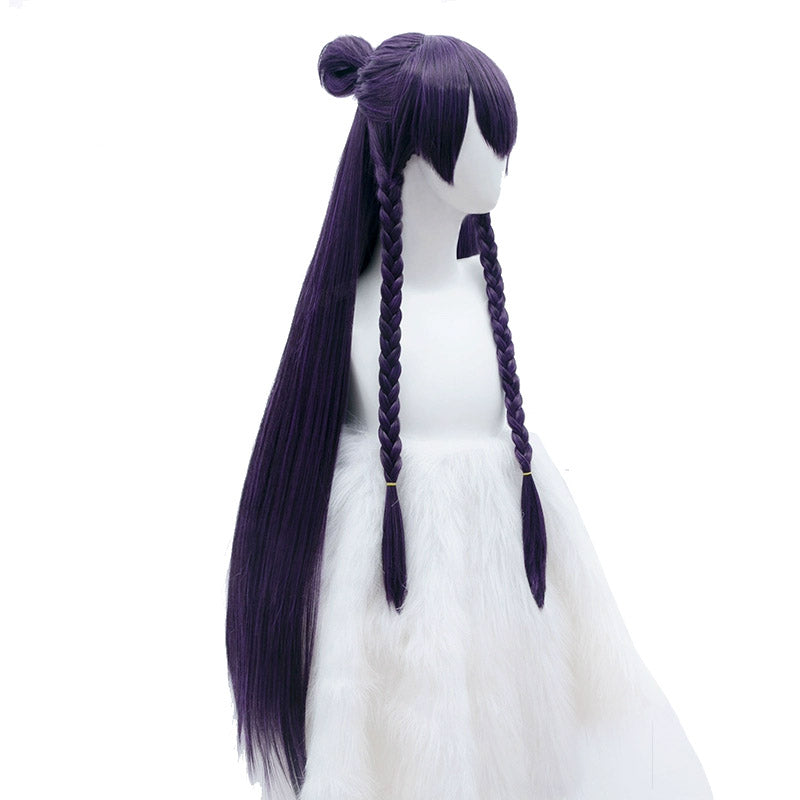 League of Legends LOL Immortal Journey Irelia Long Dark Purple Cosplay Wigs Halloween wig