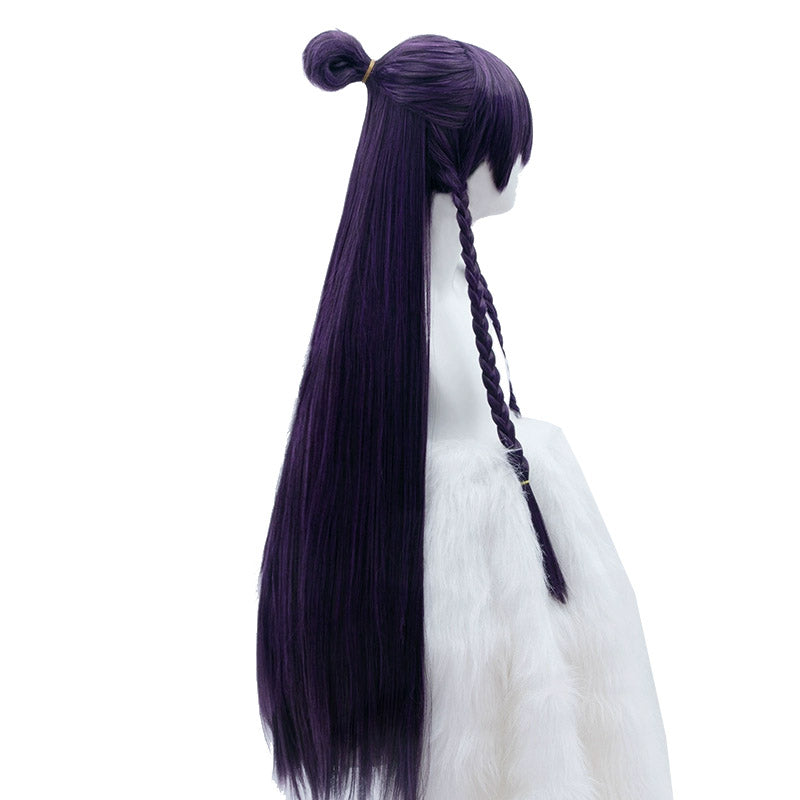 League of Legends LOL Immortal Journey Irelia Long Dark Purple Cosplay Wigs Halloween wig